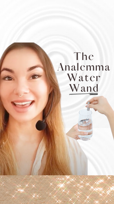 Analemma Water Wand - Structured Energized Water for Biohacking Hydration, Longevity and Anti-Aging