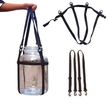 Load image into Gallery viewer, 2 Gallon Glass Jar Easy-Carry Straps