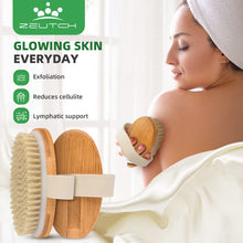 Load image into Gallery viewer, Dry Brushing Body Brush Set for Lymphatic Drainage