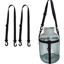 Load image into Gallery viewer, 2 Gallon Glass Jar Easy-Carry Straps