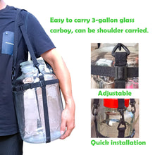 Load image into Gallery viewer, 2 Gallon Glass Jar Easy-Carry Straps