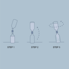 Load image into Gallery viewer, Portable - Chrome MEA Water ® Device - Portable Water Structurer and Energizer - Vortex Bottle Coupler