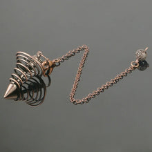 Load image into Gallery viewer, Spiral Vortex Water Dowsing Pendulum