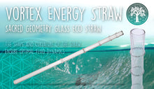 Load image into Gallery viewer, Glass Vortex Energy Straw