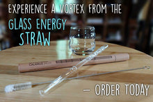Load image into Gallery viewer, Glass Vortex Energy Straw