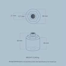 Load image into Gallery viewer, Under sink & shower MEA Water ® Device - Undersink Structurer and Energizer - Post-RO structurer