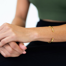 Load image into Gallery viewer, Pure Light Cuff - EMF Bracelet in 14-karat