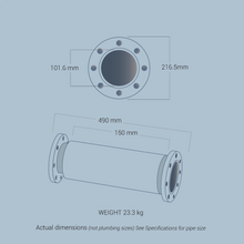 Load image into Gallery viewer, Large-scale industry, agricultural & commercial 4" MEA Water ® Device - Water Structurer & Energizer