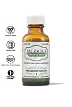Load image into Gallery viewer, Jackson's #7 Kali sulph 6X - The First Certified Vegan, Lactose-Free Schuessler Tissue Cell Salt - Made in The USA (500 pellets)