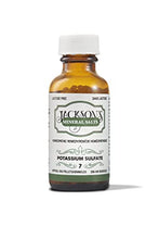 Load image into Gallery viewer, Jackson's #7 Kali sulph 6X - The First Certified Vegan, Lactose-Free Schuessler Tissue Cell Salt - Made in The USA (500 pellets)