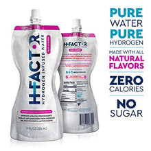 Load image into Gallery viewer, H Factor Flavored Hydrogen Water - Pure Infused Drinking Water for Natural Pre Or Post Workout Recovery, Supports Athletic Performance, Delivers Antioxidants (Tart Cherry, 12 Count)…