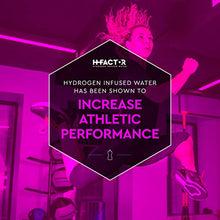 Load image into Gallery viewer, H Factor Flavored Hydrogen Water - Pure Infused Drinking Water for Natural Pre Or Post Workout Recovery, Supports Athletic Performance, Delivers Antioxidants (Tart Cherry, 12 Count)…