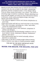 Load image into Gallery viewer, Water: For Health, for Healing, for Life: You're Not Sick, You're Thirsty!