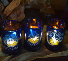 Load image into Gallery viewer, Upcycled Blue Glassware Sandblasted Make Your Own Set!