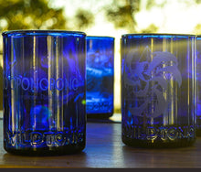Load image into Gallery viewer, Upcycled Blue Glassware Sandblasted Make Your Own Set!