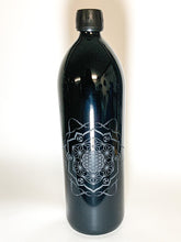 Load image into Gallery viewer, BioPhotonic Miron Glass Bottle with Sacred Geometry - Water Vessel : V1