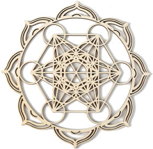 Load image into Gallery viewer, Set of 10 Crystal Grid Water Charging Flower of Life Sacred Geometry Altar Board
