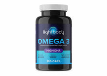 Load image into Gallery viewer, Lightbody™ High DHA / EPA Omega-3 Fish Oil Softgels
