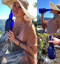 Load image into Gallery viewer, Blue Bottle Love - Sri Yantra