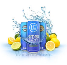Load image into Gallery viewer, HydroShot made with Litewater 100 ppm DDW (12 Cans)
