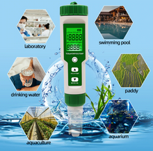 Load image into Gallery viewer, Digital 5 in 1 PH/TDS/EC/ORP/Temperature Meter Water Quality Monitor Tester Waterproof Multi-Function Drinking Water Meter
