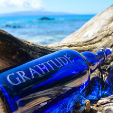 Load image into Gallery viewer, Blue Bottle Love - Gratitude with Love
