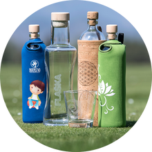 Load image into Gallery viewer, Flaska Structured Glass Water Bottles - .3L, .5L & .75L