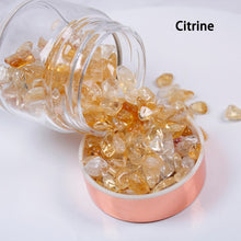 Load image into Gallery viewer, Rose Gold Crystal Bottle - Glass Water Bottle for Crystal Essence Elixirs - Gem Water
