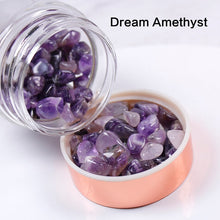 Load image into Gallery viewer, Rose Gold Crystal Bottle - Glass Water Bottle for Crystal Essence Elixirs - Gem Water