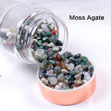 Load image into Gallery viewer, Rose Gold Crystal Bottle - Glass Water Bottle for Crystal Essence Elixirs - Gem Water
