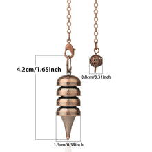 Load image into Gallery viewer, Metal Pendulum for Hydromancy and Water Divination