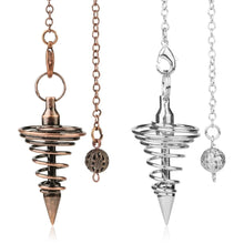 Load image into Gallery viewer, Spiral Vortex Water Dowsing Pendulum