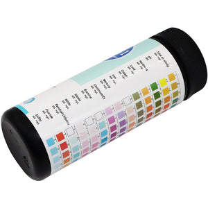 Water Quality Test Strips - 14 In 1 Test Strips For Analyzing Testing Residual Chlorine pH Alkalinity Iron Etc