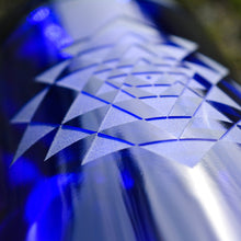 Load image into Gallery viewer, Blue Bottle Love - Sri Yantra