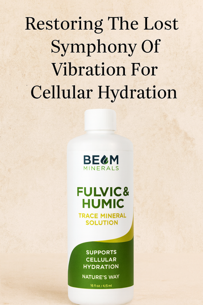 Fulvic & Humic Minerals: Restoring the Lost Symphony of Vibration for Cellular Hydration