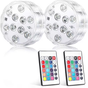 Submersible Chromotherapy Lights for Pools, Bathtubs and Aquariums