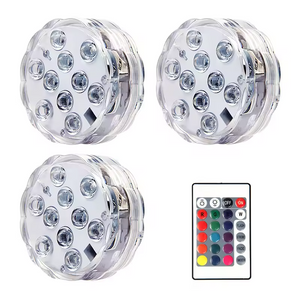Submersible Chromotherapy Lights for Pools, Bathtubs and Aquariums