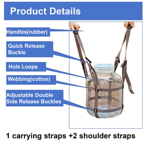 5 Gallon Glass Carboy Easy-Carry Straps