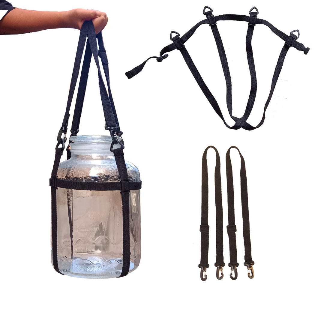 2 Gallon Glass Jar Easy-Carry Straps