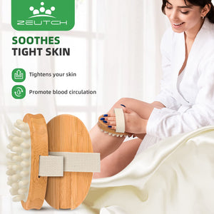 Dry Brushing Body Brush Set for Lymphatic Drainage