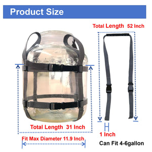 5 Gallon Glass Carboy Easy-Carry Straps