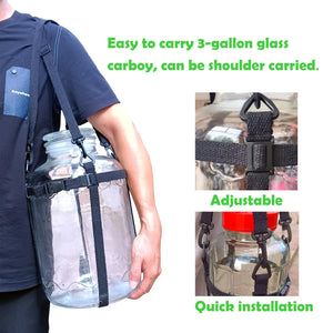 2 Gallon Glass Jar Easy-Carry Straps