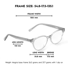 Load image into Gallery viewer, Alegria UV Prescription Transmitter Lenses (Base Frame Only)
