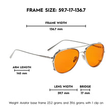 Load image into Gallery viewer, Aviator Evening Blue light Blockers
