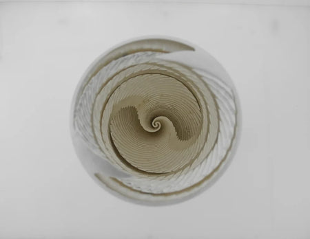 Biovortexer inline water filter cast in copper and silver waterislife