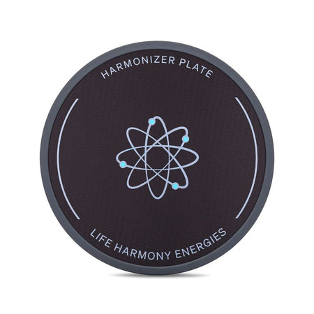 Carbon harmonizer energy plate for food, drinks, and more waterislife