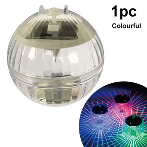 Floating Solar Chromotherapy Lights for Swimming Pools