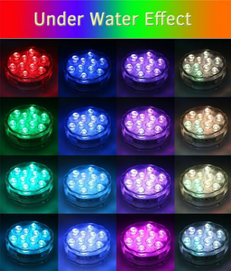 Submersible Chromotherapy Lights for Pools, Bathtubs and Aquariums