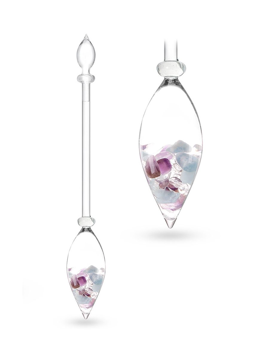 Gemstone Vial Flower of Life