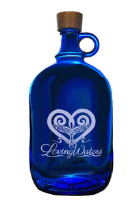 2Liter Sandblasted Bottles